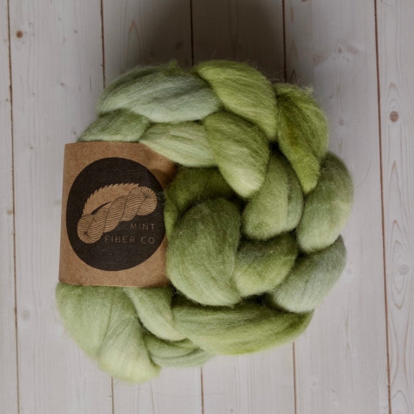 "Botanical" 4 oz. Corriedale Combed Top