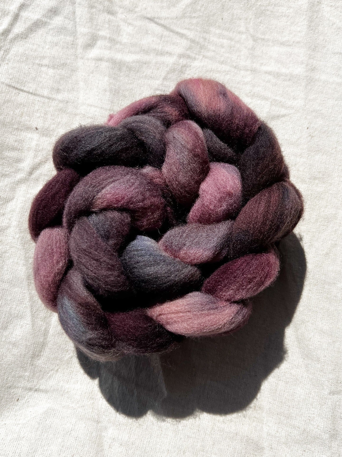 "Jamberry" 4 oz. Merino Combed Top