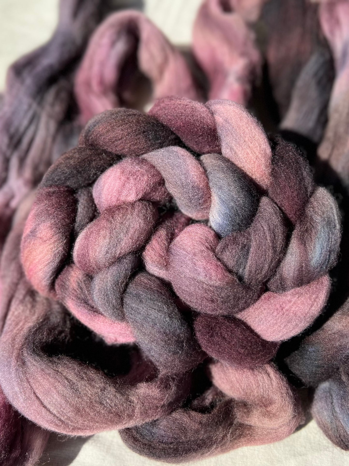 "Jamberry" 4 oz. Merino Combed Top