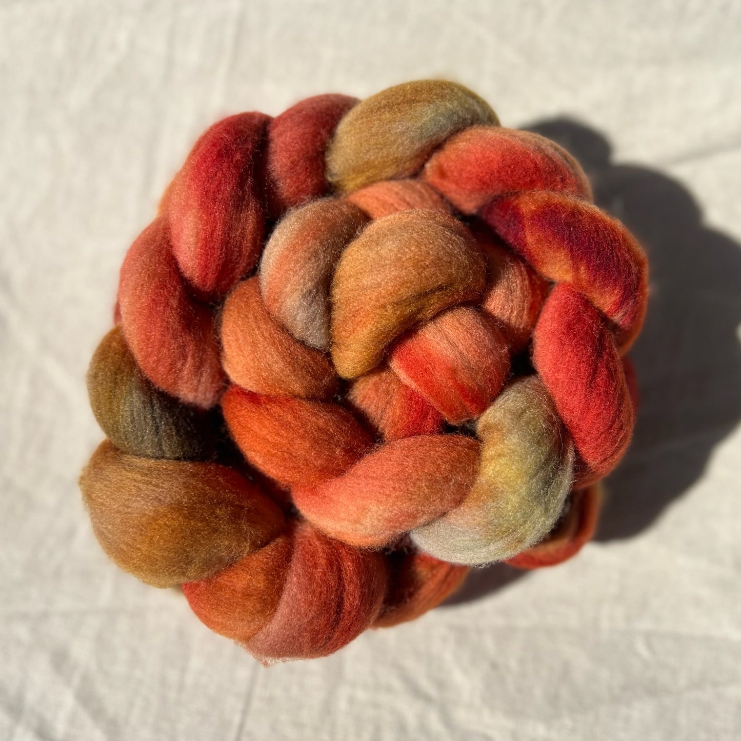 "Turning Leaves" 4 oz. Merino Combed Top