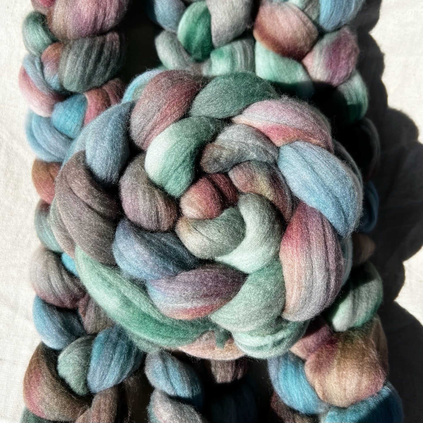 "Autumn Gems" 4 oz. Merino Combed Top