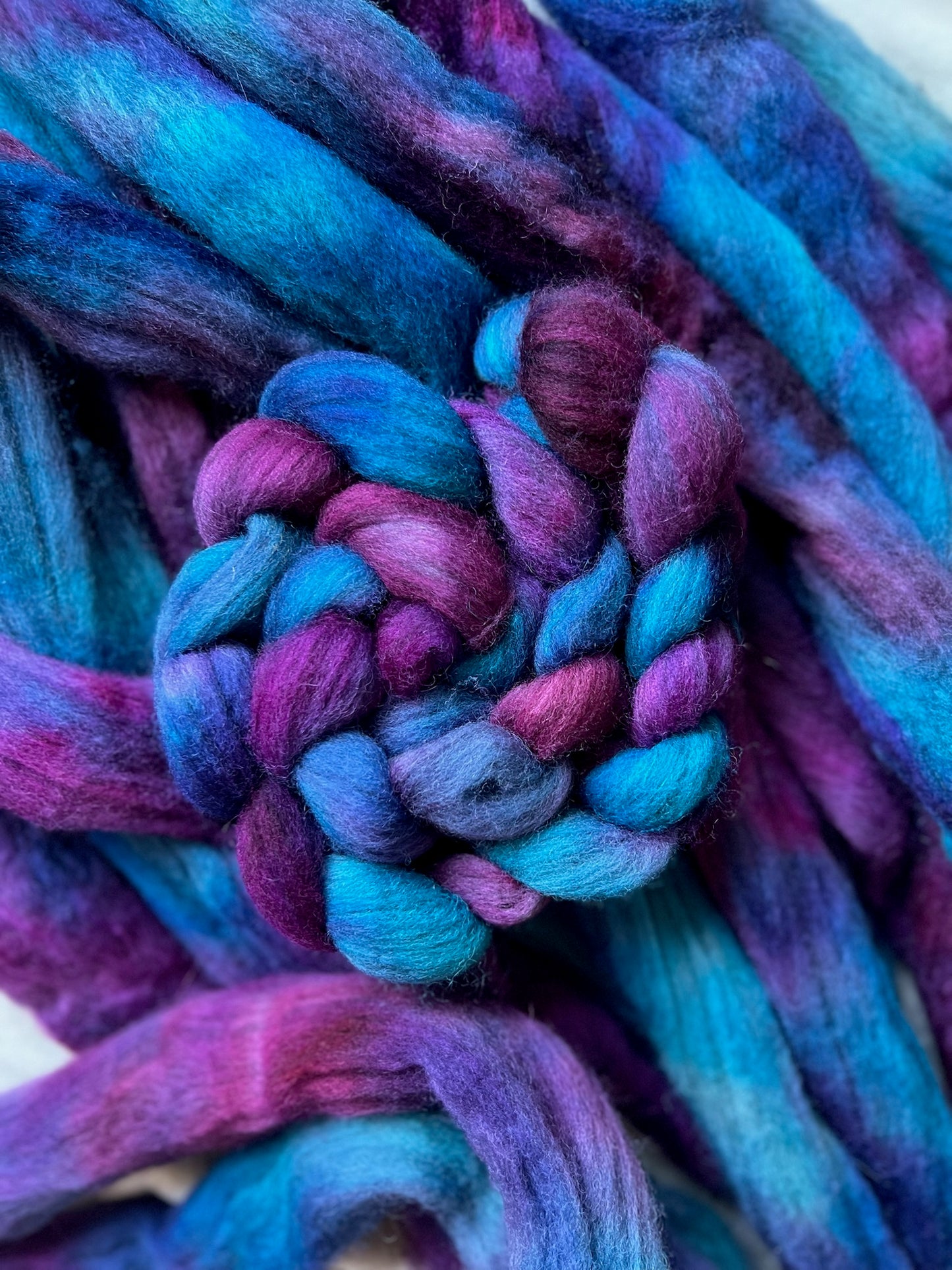 "Experiment" 4 oz. Grey Corriedale Combed Top