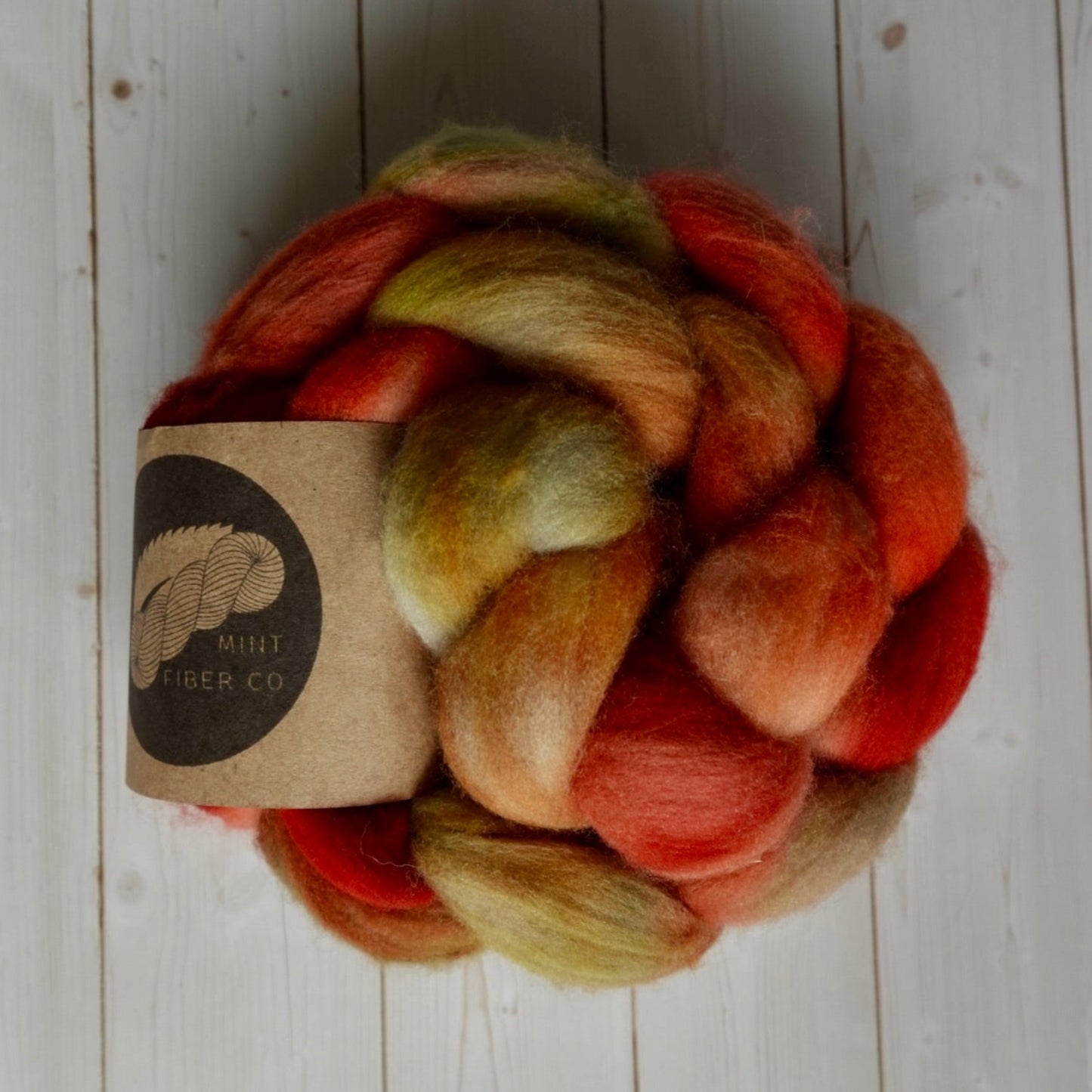 "Autumn Leaves" 4 oz. Merino Combed Top