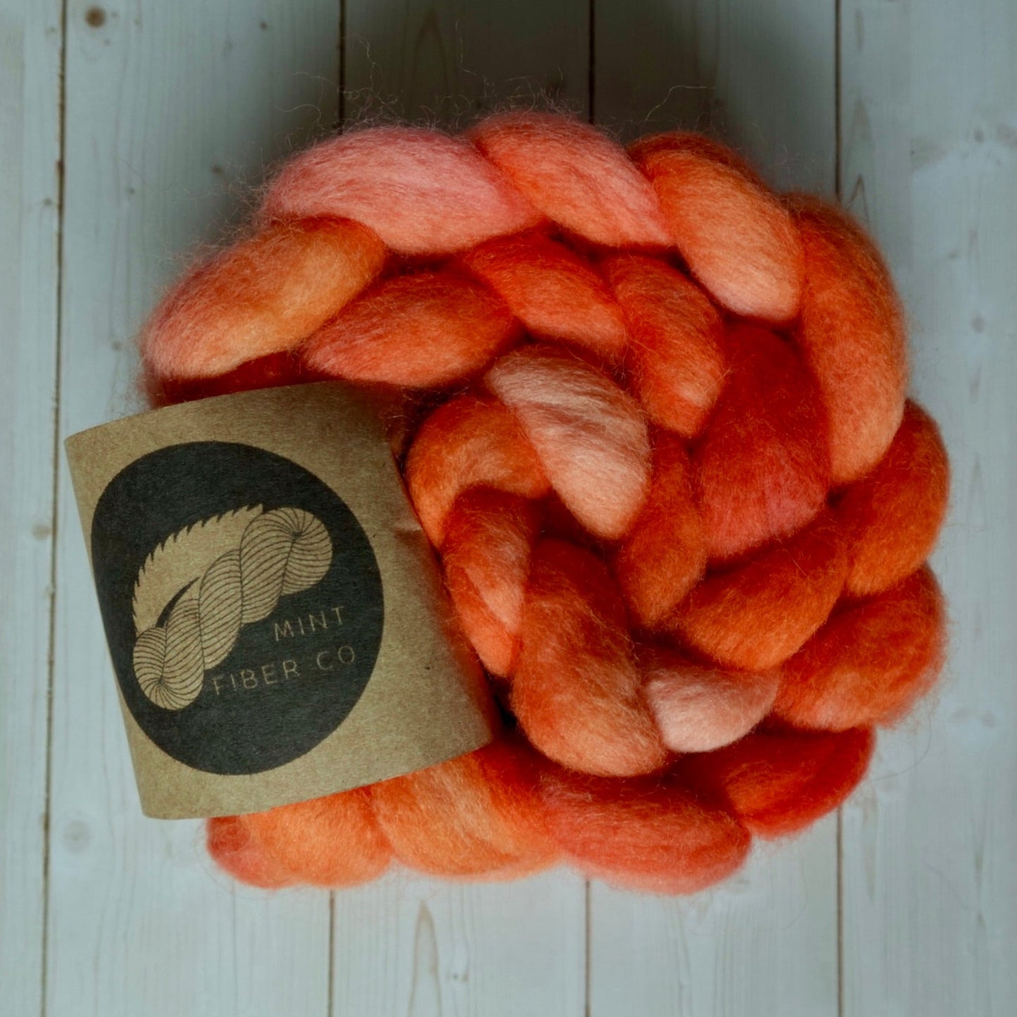 "Tropic" 4 oz. Corriedale Combed Top