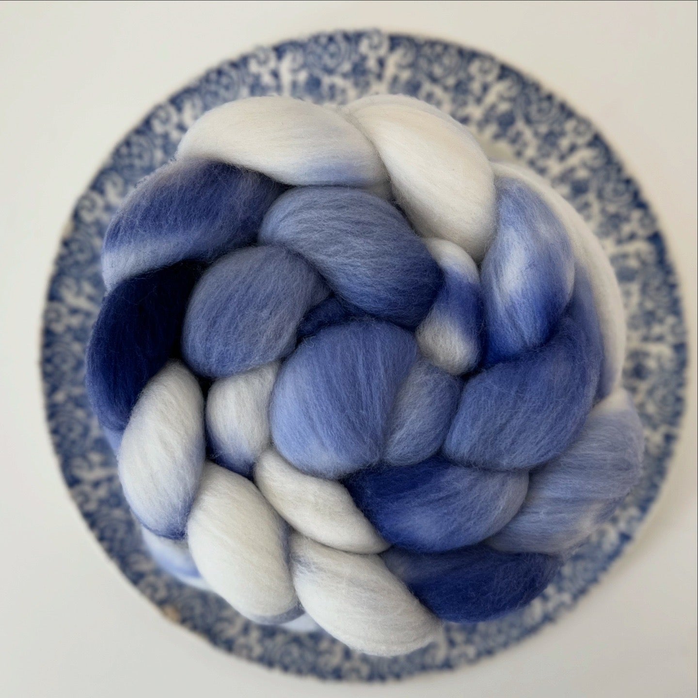 "Delft Blue" 4 oz. Shaniko Combed Top