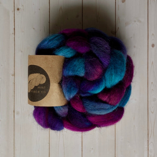 "Experiment" 4 oz. Corriedale Combed Top