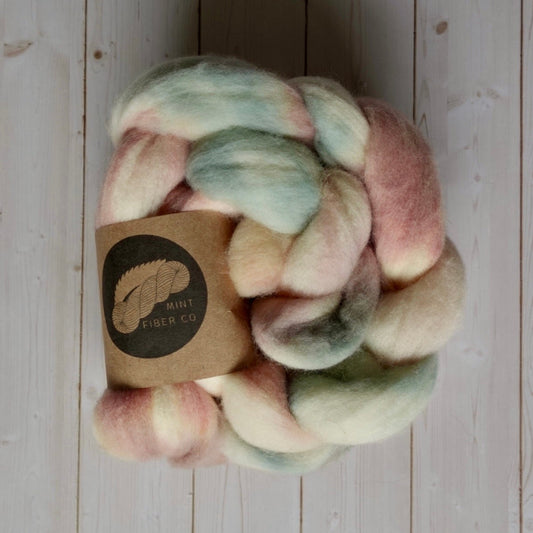 "Prism" 4 oz. Corriedale Combed Top